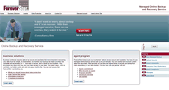 Desktop Screenshot of foreverstor.com